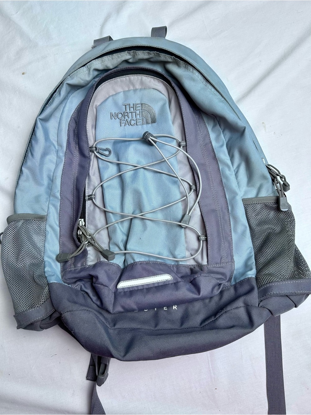 The North Face Light Blue & Gray Outdoor Daypack